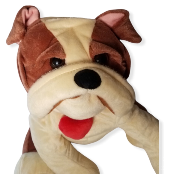 Hugfun British Bulldog Teddy Bear Stuffed Animal - Picture 6 of 9